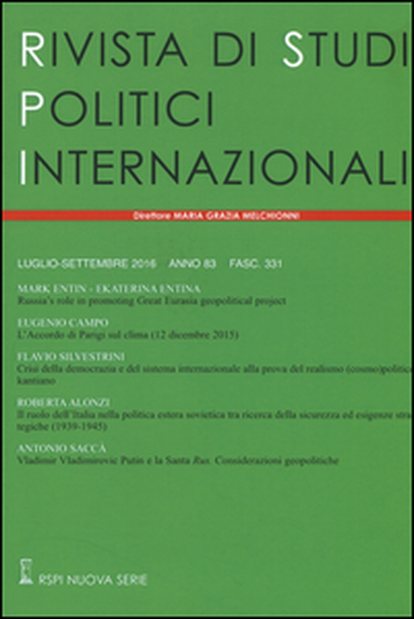 Rivista di studi politici internazionali - Librerie.coop Rivista di studi politici internazionali - Librerie.coop