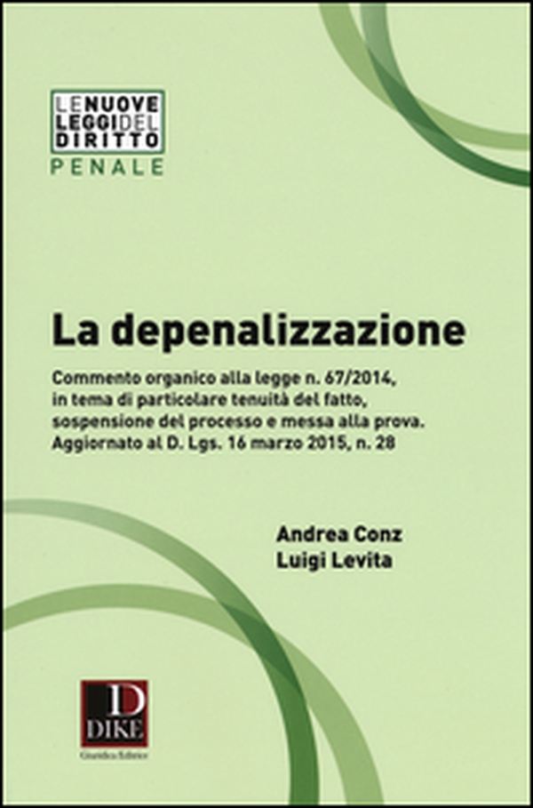 La depenalizzazione - Librerie.coop La depenalizzazione - Librerie.coop