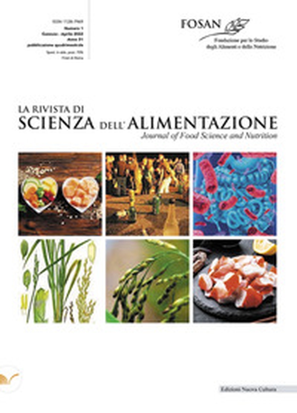 La rivista di scienza dell'alimentazione - Vol. 1 - Librerie.coop La rivista di scienza dell'alimentazione - Vol. 1 - Librerie.coop