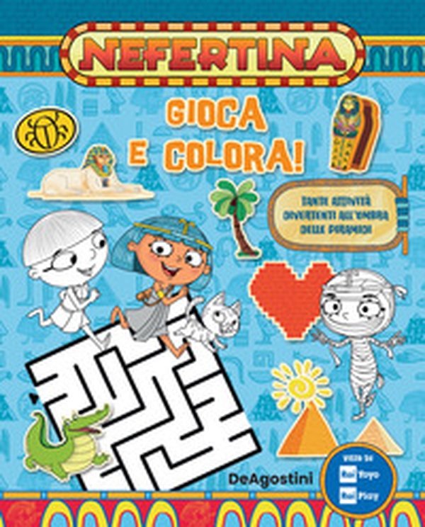 Gioca e colora! Tante attività divertenti all'ombra delle piramidi. Nefertina - Librerie.coop Gioca e colora! Tante attività divertenti all'ombra delle piramidi. Nefertina - Librerie.coop