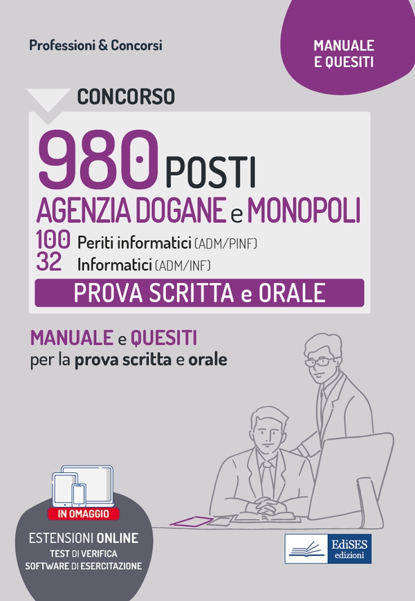 Concorso Agenzia Dogane e Monopoli 2022 - Prova scritta e orale 100 Periti Informatici (ADM/PINF) e 32 Informatici (ADM/INF) - Librerie.coop Concorso Agenzia Dogane e Monopoli 2022 - Prova scritta e orale 100 Periti Informatici (ADM/PINF) e 32 Informatici (ADM/INF) - Librerie.coop