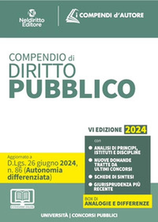 Compendio di diritto pubblico - Librerie.coop Compendio di diritto pubblico - Librerie.coop