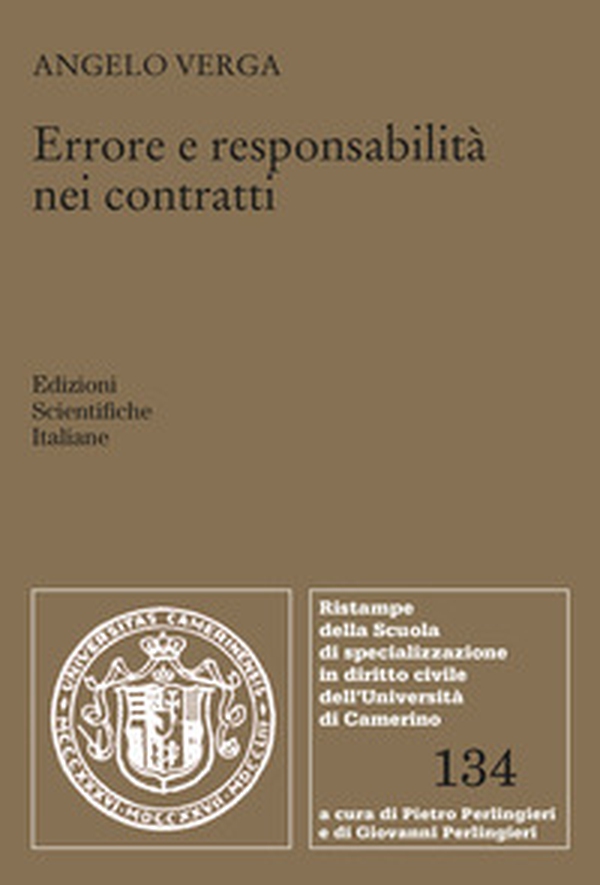 Errore e responsabilità nei contratti - Librerie.coop Errore e responsabilità nei contratti - Librerie.coop