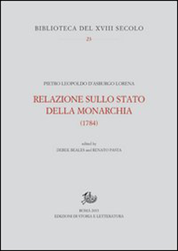 Relazione sullo stato della monarchia (1784) - Librerie.coop Relazione sullo stato della monarchia (1784) - Librerie.coop