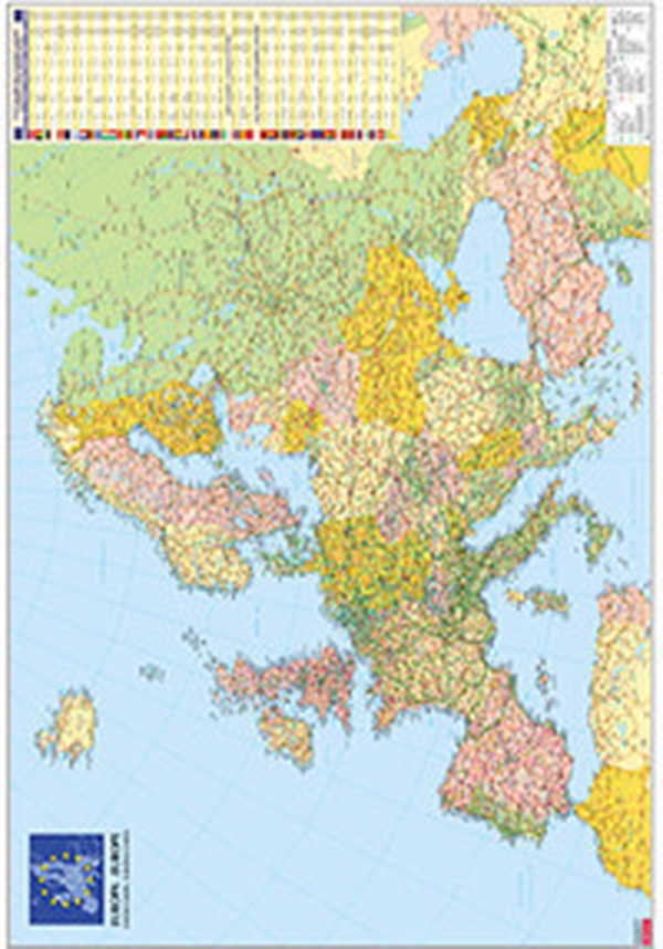 Europa unione europea. Carta geografica amministrativa stradale (carta murale plastificata) - Librerie.coop Europa unione europea. Carta geografica amministrativa stradale (carta murale plastificata) - Librerie.coop