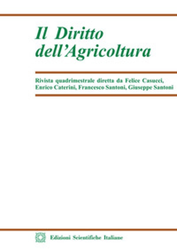 Il diritto dell'agricoltura - Vol. 3 - Librerie.coop Il diritto dell'agricoltura - Vol. 3 - Librerie.coop
