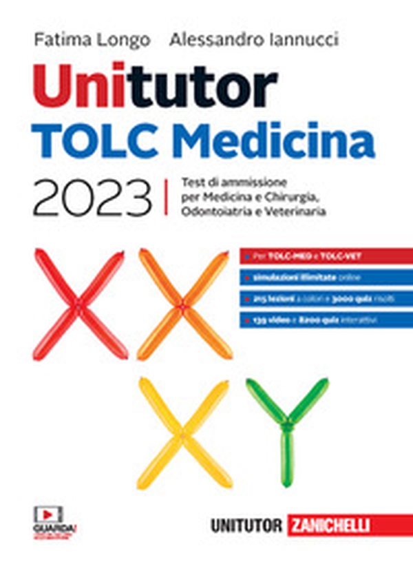 Unitutor. TOLC Medicina 2023. Test di ammissione per Medicina e Chirurgia, Odontoiatria e Veterinaria - Librerie.coop Unitutor. TOLC Medicina 2023. Test di ammissione per Medicina e Chirurgia, Odontoiatria e Veterinaria - Librerie.coop