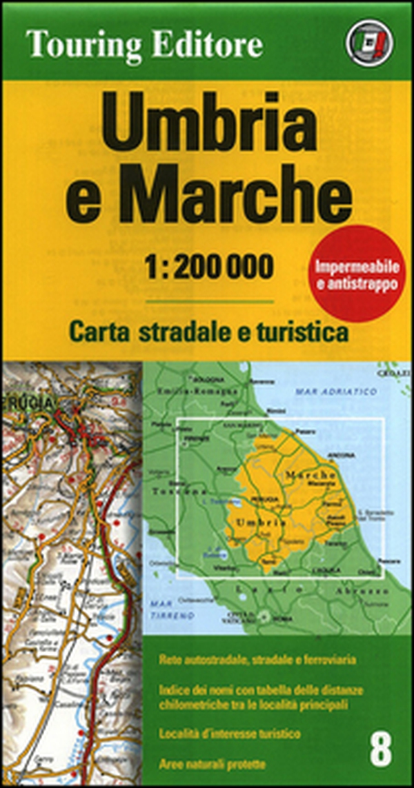 Umbria, Marche 1:200.000 - Librerie.coop Umbria, Marche 1:200.000 - Librerie.coop