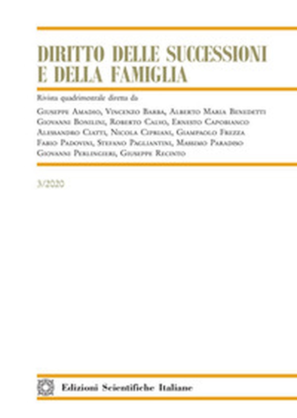 Diritto delle successioni e della famiglia - Vol. 3 - Librerie.coop Diritto delle successioni e della famiglia - Vol. 3 - Librerie.coop