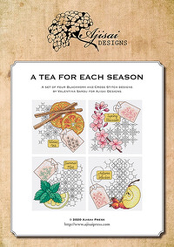 A tea for each season. Cross stitch and blackwork designs - Librerie.coop A tea for each season. Cross stitch and blackwork designs - Librerie.coop