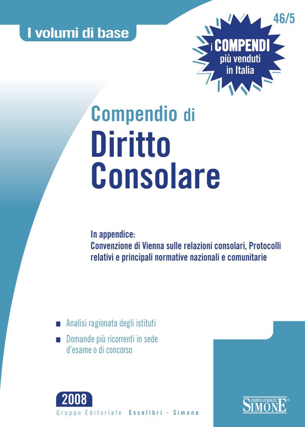 Compendio di Diritto Consolare - Librerie.coop Compendio di Diritto Consolare - Librerie.coop