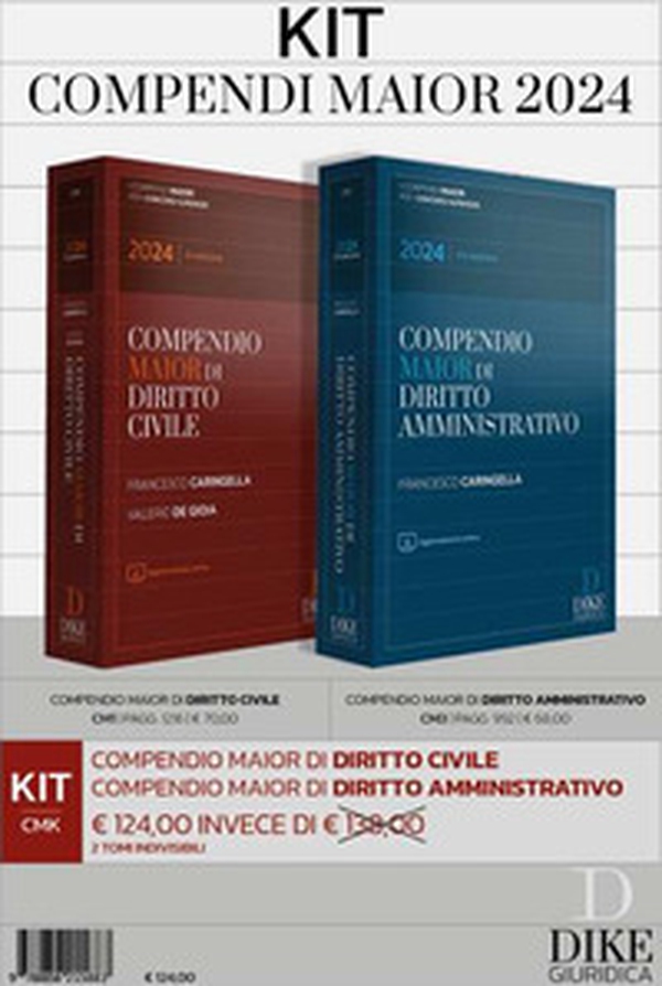 Kit Compendio di diritto civile+Compendio di diritto amministrativo. Ediz. maior - Librerie.coop Kit Compendio di diritto civile+Compendio di diritto amministrativo. Ediz. maior - Librerie.coop