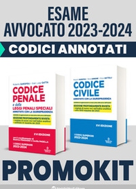 Kit codici esame avvocato 2023: Codice civile-Codice penale annotati con la giurisprudenza - Librerie.coop