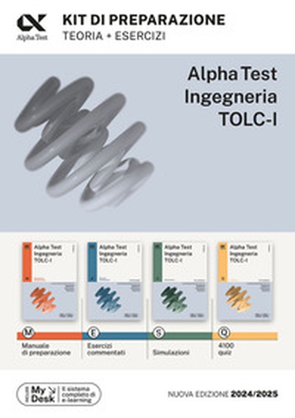 Alpha Test. Ingegneria. TOLC-I. Kit di preparazione. Per l'ammissione a Ingegneria, Informatica e Statistica - Librerie.coop Alpha Test. Ingegneria. TOLC-I. Kit di preparazione. Per l'ammissione a Ingegneria, Informatica e Statistica - Librerie.coop