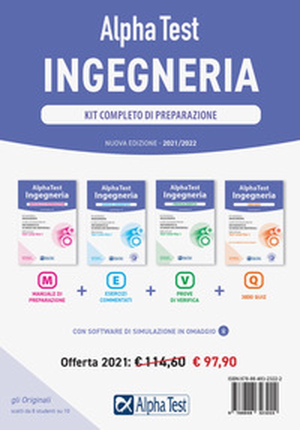 Alpha Test plus. Ingegneria. Kit completo di preparazione - Librerie.coop Alpha Test plus. Ingegneria. Kit completo di preparazione - Librerie.coop