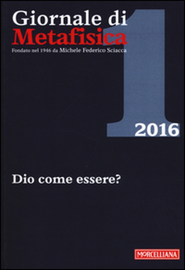 Giornale di metafisica - Vol. 1 - Librerie.coop Giornale di metafisica - Vol. 1 - Librerie.coop