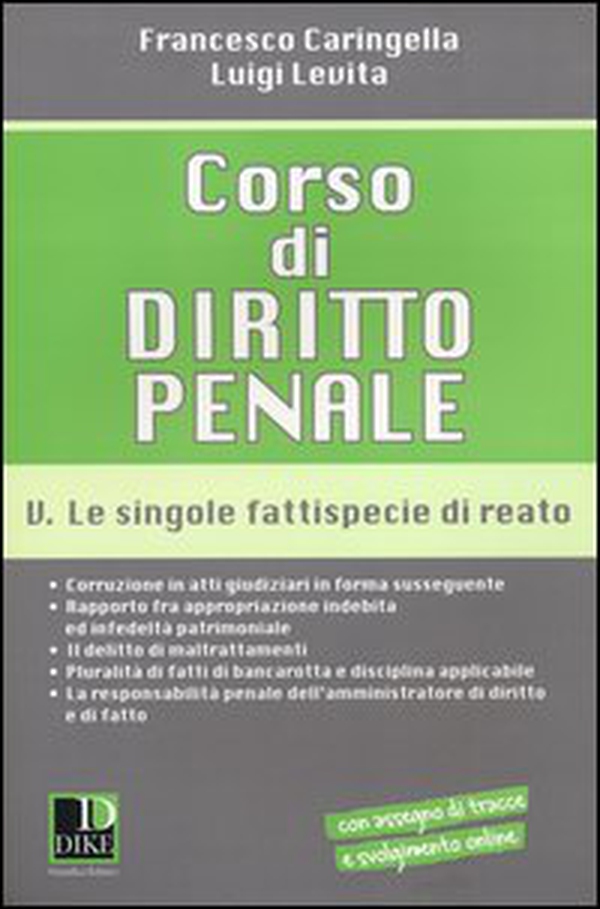 Corso di diritto penale - Vol. 5 - Librerie.coop Corso di diritto penale - Vol. 5 - Librerie.coop