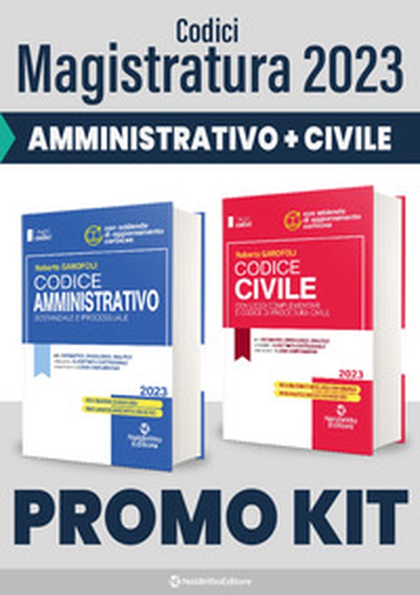Kit codici magistratura 2023. Codice amministrativo sostanziale e processuale-Codice civile con leggi complementari e codice di procedura civile - Librerie.coop Kit codici magistratura 2023. Codice amministrativo sostanziale e processuale-Codice civile con leggi complementari e codice di procedura civile - Librerie.coop