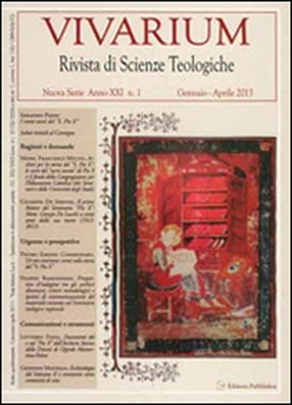 Vivarium. Rivista di scienze teologiche - Librerie.coop Vivarium. Rivista di scienze teologiche - Librerie.coop