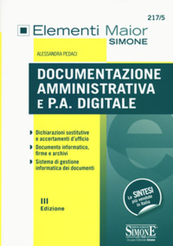 Documentazione amministrativa e P.A. digitale - Librerie.coop Documentazione amministrativa e P.A. digitale - Librerie.coop