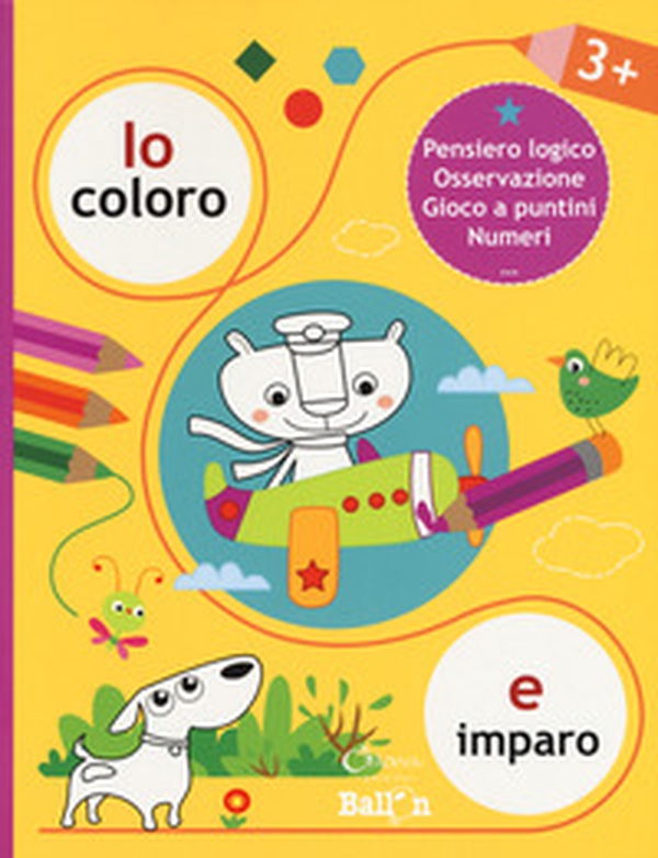 Io coloro e imparo 3+. Pensiero logico. Osservazione. Gioco a puntini. Numeri - Librerie.coop Io coloro e imparo 3+. Pensiero logico. Osservazione. Gioco a puntini. Numeri - Librerie.coop