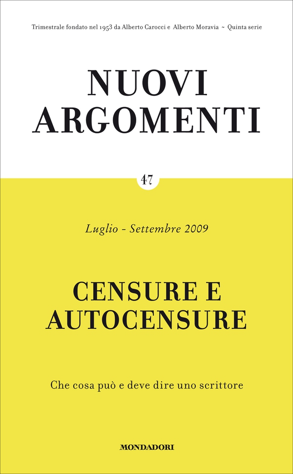 Nuovi Argomenti (47) - Librerie.coop Nuovi Argomenti (47) - Librerie.coop