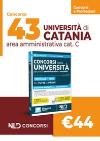 43 posti Università di Catania: concorso area amministrativa cat. C. Manuale + Quiz 2024 - Librerie.coop