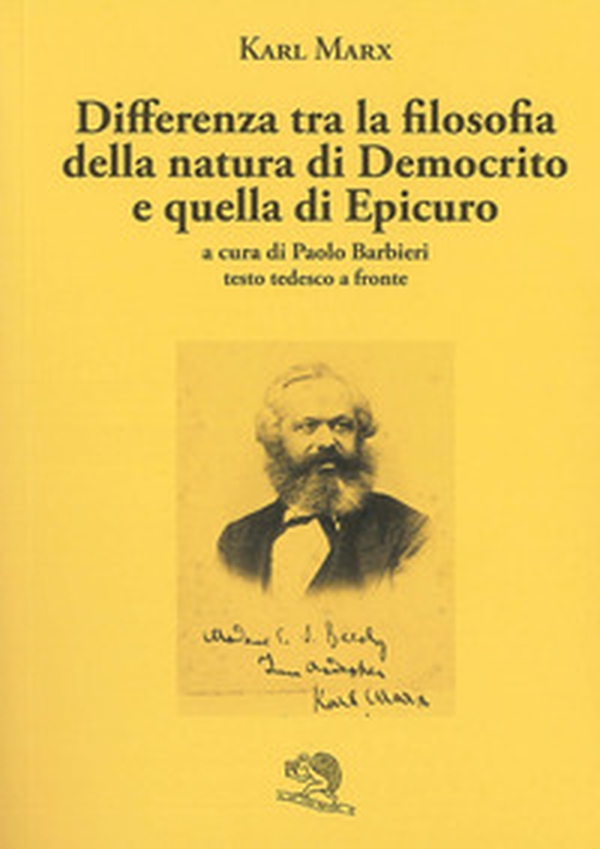 Differenza tra la filosofia della natura di Democrito e quella di Epicuro. Testo tedesco a fronte - Librerie.coop Differenza tra la filosofia della natura di Democrito e quella di Epicuro. Testo tedesco a fronte - Librerie.coop
