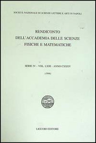 Rendiconto dell'Accademia delle scienze fisiche e matematiche. Serie IV - Librerie.coop