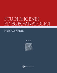 Studi micenei ed egeo-anatolici. Nuova serie - Vol. 8 - Librerie.coop