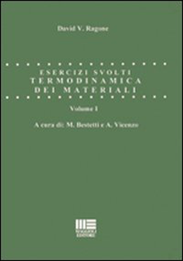 Termodinamica dei materiali. Esercizi svolti - Librerie.coop Termodinamica dei materiali. Esercizi svolti - Librerie.coop