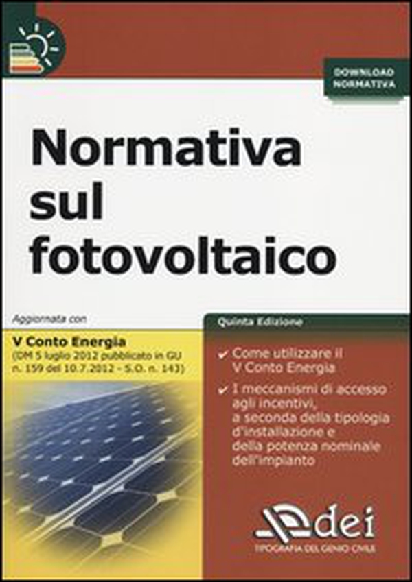 Normativa sul fotovoltaico - Librerie.coop Normativa sul fotovoltaico - Librerie.coop