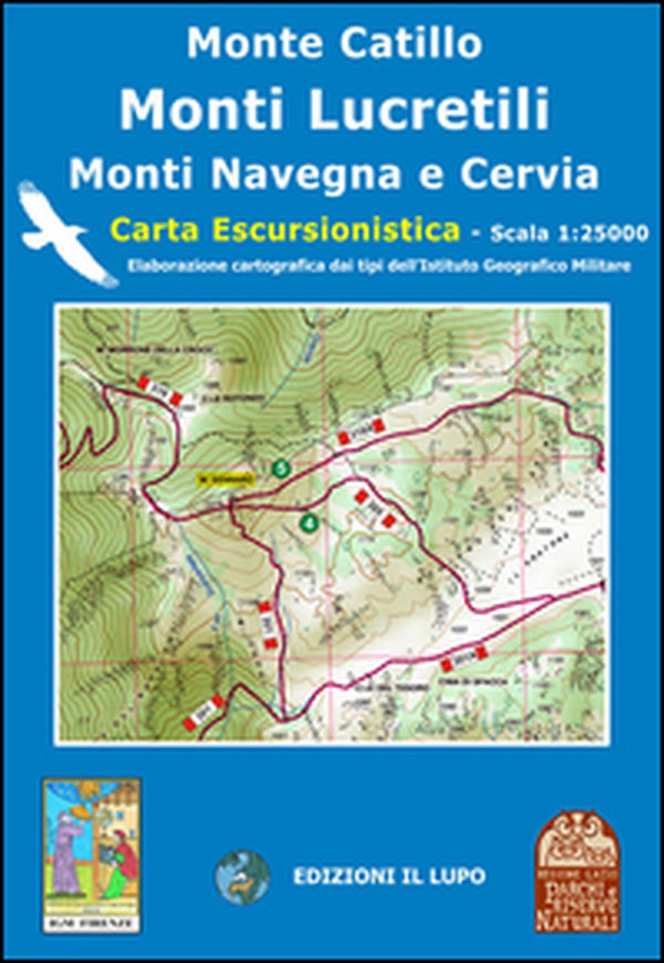 Monte Catillo, Lucretili, Cervia, Navegna. Carta escursionistica 25:000 - Librerie.coop Monte Catillo, Lucretili, Cervia, Navegna. Carta escursionistica 25:000 - Librerie.coop