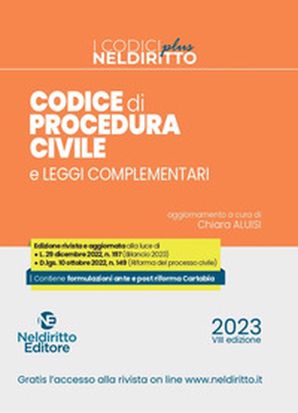 Codice di procedura civile e leggi complementari - Librerie.coop Codice di procedura civile e leggi complementari - Librerie.coop