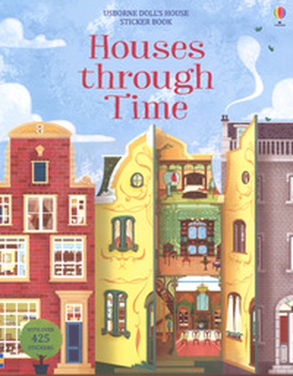 Houses through time. Sticker book. Con adesivi - Librerie.coop Houses through time. Sticker book. Con adesivi - Librerie.coop
