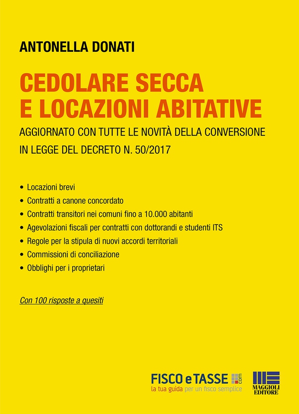 Cedolare secca e locazioni abitative - Librerie.coop Cedolare secca e locazioni abitative - Librerie.coop