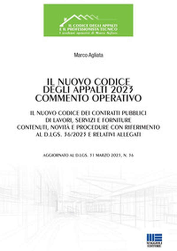 Il nuovo codice degli appalti 2023. Commento operativo - Librerie.coop Il nuovo codice degli appalti 2023. Commento operativo - Librerie.coop