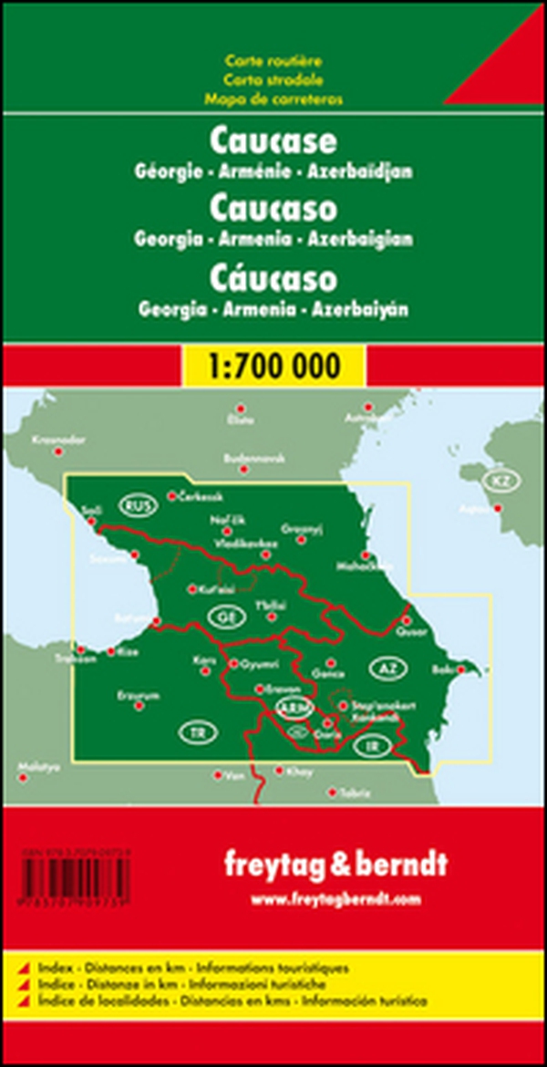 Caucaso, Georgia, Armenia 1:700.000 - Librerie.coop Caucaso, Georgia, Armenia 1:700.000 - Librerie.coop