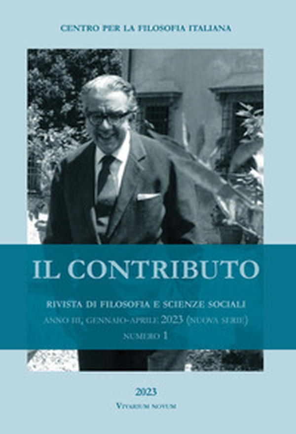 Il contributo. Rivista di filosofia e scienze sociali - Vol. 1 - Librerie.coop Il contributo. Rivista di filosofia e scienze sociali - Vol. 1 - Librerie.coop
