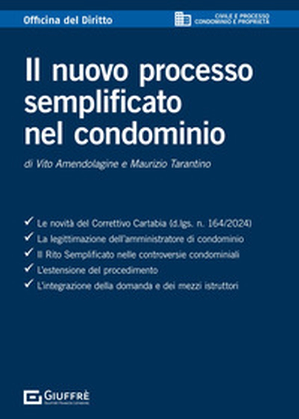 Il nuovo processo semplificato nel condominio - Librerie.coop Il nuovo processo semplificato nel condominio - Librerie.coop