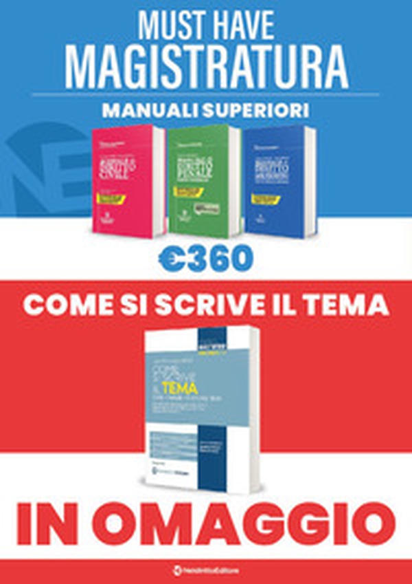 Must have magistratura: Kit 3 Manuali superiori-Come si scrive il tema - Librerie.coop Must have magistratura: Kit 3 Manuali superiori-Come si scrive il tema - Librerie.coop