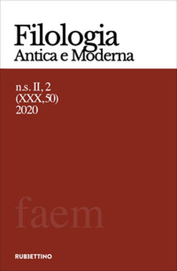 Filologia antica e moderna - Librerie.coop Filologia antica e moderna - Librerie.coop