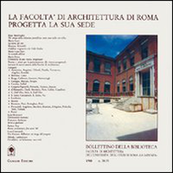 La facoltà di architettura di Roma progetta la sua sede - Librerie.coop La facoltà di architettura di Roma progetta la sua sede - Librerie.coop