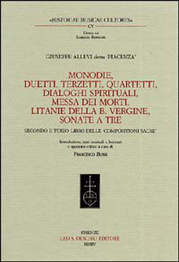 Monodie, duetti, terzetti, quartetti, dialoghi spirituali, messa dei morti, litanie della Beata Vergine, sonate a tre... - Librerie.coop Monodie, duetti, terzetti, quartetti, dialoghi spirituali, messa dei morti, litanie della Beata Vergine, sonate a tre... - Librerie.coop