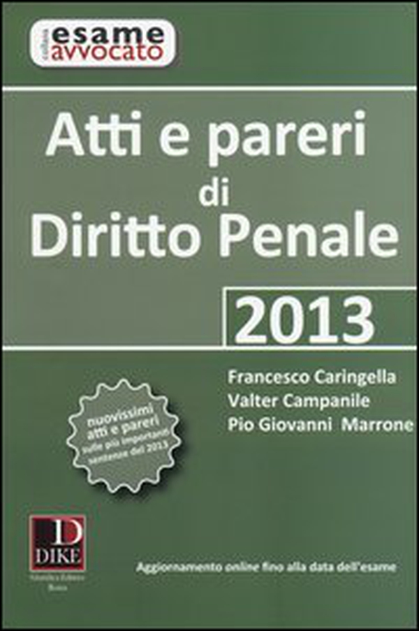 Atti e pareri di diritto penale - Librerie.coop Atti e pareri di diritto penale - Librerie.coop