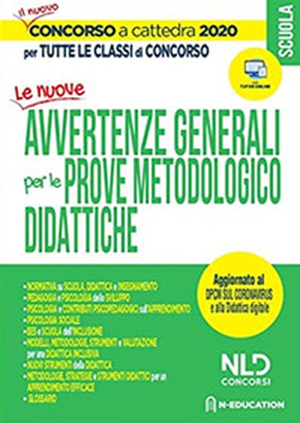 Le nuove avvertenze generali per le prove metodologiche didattiche. Per tutte le classi di concorso a cattedra 2020. Aggiornato Al DCPM Sul Coronavirus - Librerie.coop Le nuove avvertenze generali per le prove metodologiche didattiche. Per tutte le classi di concorso a cattedra 2020. Aggiornato Al DCPM Sul Coronavirus - Librerie.coop