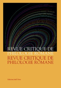 Revue critique de philologie romane - Librerie.coop