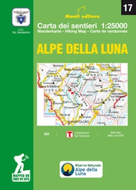 Alpe della Luna. Carta dei sentieri 1:25000 - Librerie.coop