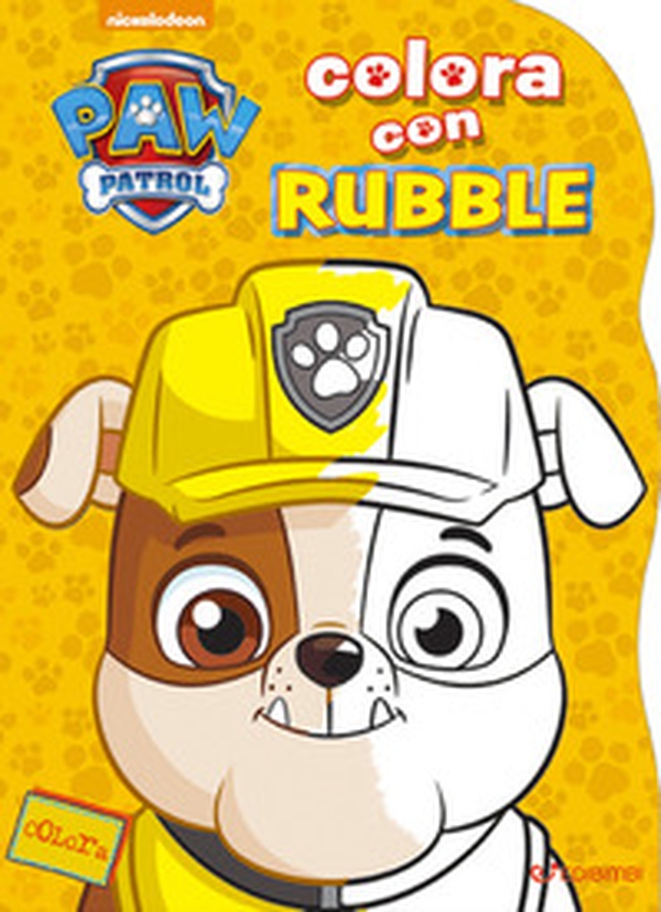 Colora con Rubble. Paw Patrol - Librerie.coop Colora con Rubble. Paw Patrol - Librerie.coop