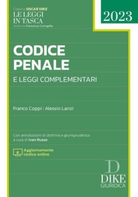 Codice penale e leggi complementari 2023 - Librerie.coop